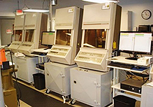 Hoosier Custom Manufacturing features a test lab with post-process analysis